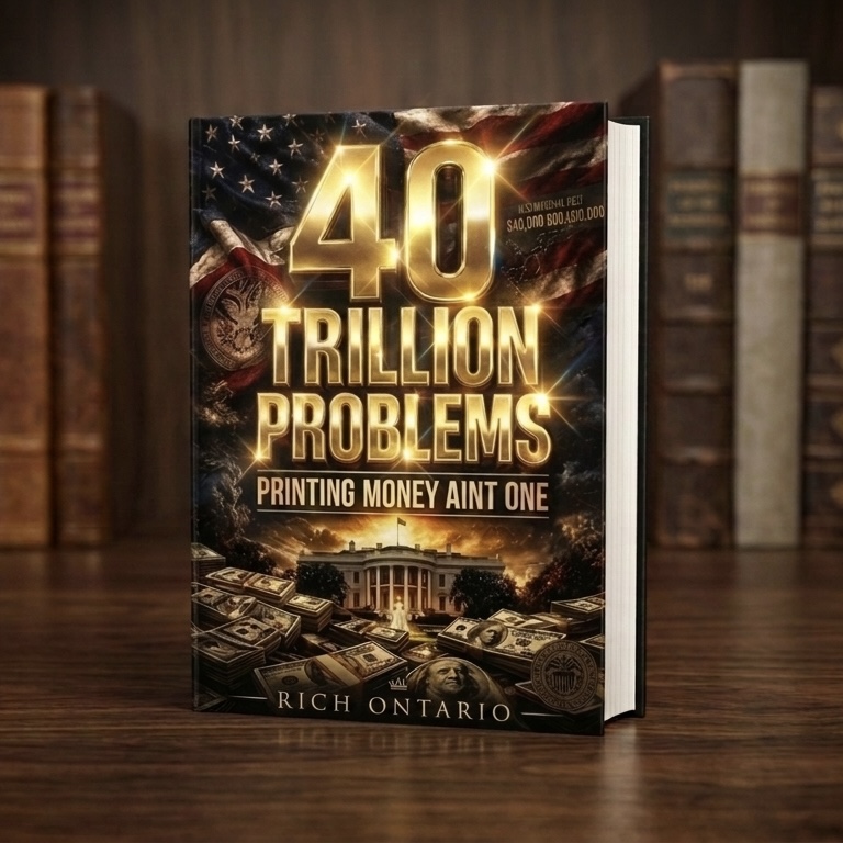 40 Trillion Problems book cover by Rich Ontario